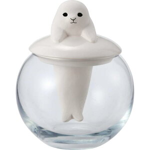 サンアート かわいい雑貨 動物 食器 サンアート かわいい食器 「 アザラシ のキッチン用品 さらさら素焼き 」 アザラシ ライスメジャー 軽量カップ 180ml 白 san2844