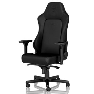 noblechairs �Q�[�~���O�`�F�A �f�X�N�`�F�A HERO BLACK EDITION�i�q�[���[�u���b�N�G�f�B�V�����j�n�C�u���b�hPU���U�[ �}�b�g�u���b�N NBL-HRO-PU-BED-SGL