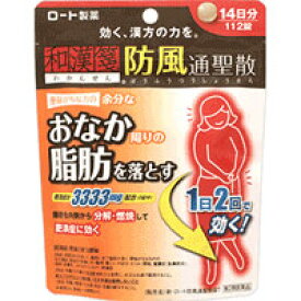 【第2類医薬品】○【 定形外・送料350円 】ロート製薬　和漢箋新・ロート防風通聖散錠T　112錠【正規品】　ぼうふうつうしょうさん