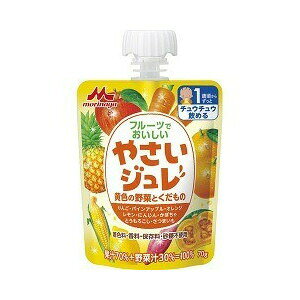 【5個セット】森永 フルーツでおいしいやさいジュレ 黄色の野菜とくだもの 70g×6個入×5個セット 【正規品】【s】※軽減税率対象品