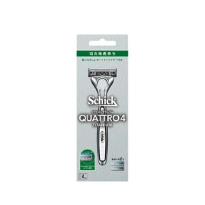 【60個セット】【1ケース分】 シック クアトロ4 チタニウム ホルダー 本体+刃2個付(1セット)×60個セット 1ケース分【正規品】【k】【mor】【ご注文後発送までに2週間前後頂戴する場合がござ
