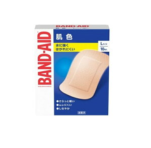 【20個セット】 JNTLコンシューマーヘルス バンドエイド 肌色 Lサイズ(10枚入)×20個セット 【正規品】【k】【mor】【ご注文後発送までに1週間前後頂戴する場合がございます】