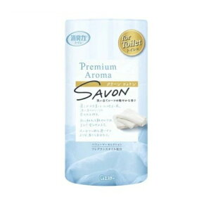 【5個セット】 エステー 消臭力 プレミアムアロマ トイレ用 置き型 クリーンコットン(400ml)×5個セット【正規品】