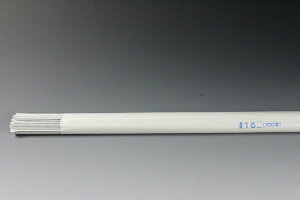 �z�ԁE�A�[�g�t�����[�p���C���[ �n�����C���[ 36cm���؂胏�C���[ #16(������1.62mm) �� 100�{����Art Flower Wires Jimaki Wire, 36cm, Ryogiri Wire, #16 (D=1.62mm), White, 100 Pieces