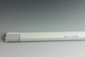 �z�ԁE�A�[�g�t�����[�p���C���[ �n�����C���[ 36cm���؂胏�C���[ #14(������2.06mm) �� 100�{����Art Flower Wires Jimaki Wire, 36cm, Ryogiri Wire, #14 (D=2.06mm), White, 100 Pieces