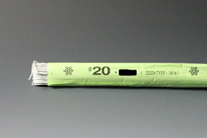 zԁEA[gt[pC[ nC[ 72cm1/2܂胏C[ #20(0.91mm)  50{Art Flower Wires Jimaki Wire, 72cm, Half Bent Wire, #20 (D=0.91mm), White, 50 Pieces