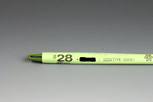 zԁEA[gt[pC[ nC[ 72cm1/2܂胏C[ #28(0.37mm)  100{Art Flower Wires Jimaki Wire, 72cm, Half Bent Wire, #28 (D=0.37mm), Green, 100 Pieces