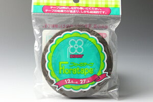 zԁEA[gt[pe[v t[e[v 12.5mm×27m uEylR|XzArt Flower Tapes Flora Tape, W=12.5mm×L=27m, Brown