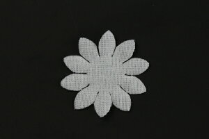 �z�ԁE�A�[�g�t�����[�p������1222TM �}�[�K���b�g�ԕٓ��ヂ�����Ō� ��23mm×��23mm 50���y�l�R�|�X�zArt Flower Cutout Petals 1222TM Marguerite Petal, Superfine Momen(Cotton), Hard, 23mm×23mm(Approx.), 50 Pieces