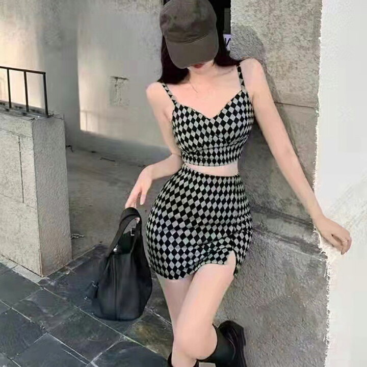 楽天市場】キャミソール ミニスカート セットアップ セクシー ダイヤ 