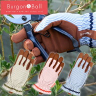 英国ブランド Burgon＆Ball コレクターガーデングローブ 選べる3色 ブルー コーラルピンク オリーブグリ…