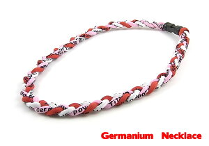 三つ編みスポーツネックレス スポーツに最適!金属アレルギーフリー 軽量設計 ゲルマニウム チタン 快適な着け心地 耐水性抜群 洗濯可能 野球・サッカー・ゴルフ・ジョギングなどあらゆ