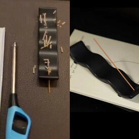 ジョングク ソンミンス インセンス立て お香立て ブラック 黒