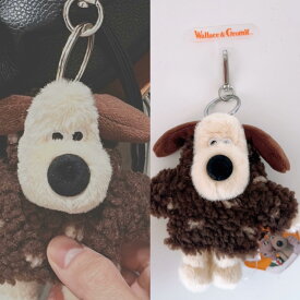 韓国限定 グルミット　お洋服付き ぬいぐるみ キーホルダー キーリング フォンタブ ひつじのショーン ウォレスとグルミット マスコット インスタ　インスタグラム