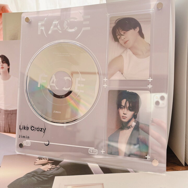楽天市場】FACE ジミン アルバム CD アクリルスタンド bts トレカ 収納  