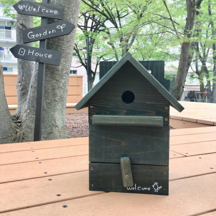 楽天市場 手作り 野鳥用巣箱 シジュウカラ 国産 富田木工所