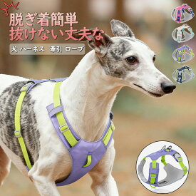 犬 ハーネス 犬用 牽引 ロープ ベスト型 小型犬 中型犬 大型犬脱ぎ着簡単 抜けない丈夫な おしゃれ かわいい 脱げない 柴犬 ロック 胴輪 介護 ハンドル ペット 散歩 補助 はーねす 首輪 子犬 超小型犬 成犬用 愛犬 リード いぬ イヌ