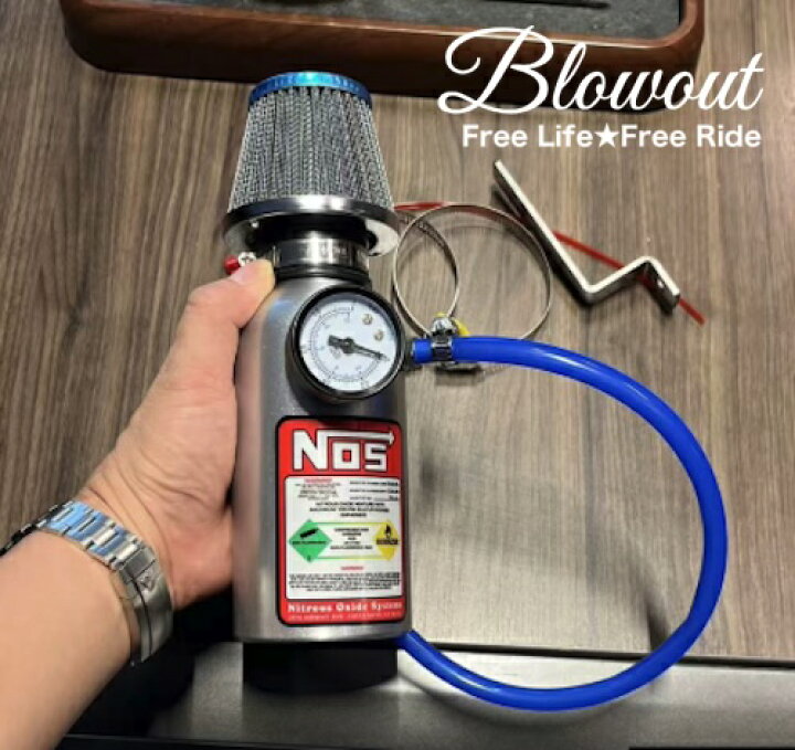 楽天市場】NOS ダミータンク ニトロ 加速 バイク フィルター マッスル 