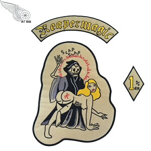 1%er MC モーターサイクルクラブパッチ アイロンパッチ チョッパー イージーライダース ヘルズエンジェルス アメリカン ダイナ ソフテイル ツーリング スポーツスター Harley Davidson 81 support Hell