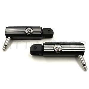 ハーレー スカル フットペグ フットレスト ステップ 2018〜 ソフテイル FXBB FXBR FXBRS FXLR ストリートボブ ローライダー