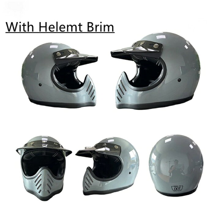 楽天市場 ビンテージ Moto3 レトロ ファッションヘルメット ディスプレ ヘルメット スモール バイザー付き Bellタイプ カフェレーサーヘルメット チョッパー ハーレー ブルー ストレートグレイ Simpson シンプソン Buco好きの方にも Blowout Store
