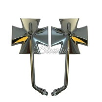 楽天市場】アイアンクロス ミラー（パーツ｜バイク用品）：車用品 