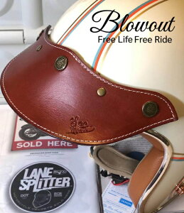 Blowout ���U�[�o�C�U�[ �{�v Short Brown 500-TX �V���[�e�B�[ �w�����b�g �r���e�[�W �W�F�b�g �V�[���h BELL �`���b�p�[ �n�[���[ BUCO 3�_���� SHORTY �v �� ���U�[ MA 500TX