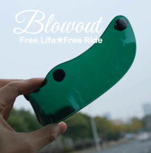 Blowout 500-TX �N���A�O���[�� �w�����b�g�o�C�U�[ �r���e�[�W �W�F�b�g �V�[���h �w�����b�g �V���[�e�B�[ BELL �`���b�p�[ �n�[���[ BUCO 3�_���� SHORTY 500TX