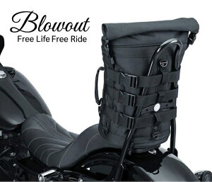 Blowout シーシーバーバッグ 30L サドルバック スポーツスター ダイナ ソフテイル ツーリングサイドバック XL883 XL1200 48 フォーティエイト アイアン シーシーバー FX FL チョッパー