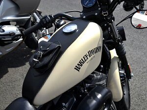 ハーレー レザータンクパネル タンクトリム ダッシュコンソール 4.5ガロン スポーツスター Harley Davidson タンクバッグ サドルバッグ