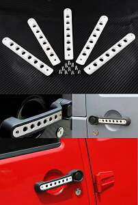 Jeep ジープ ラングラー JK アンリミテッド ドア ハンドル ノブ ガード カバー 各色あり 4ドア用