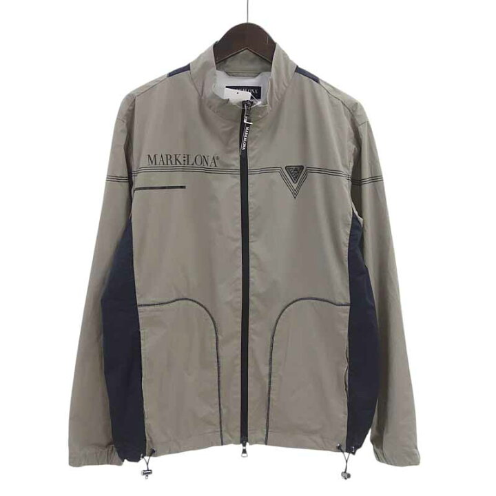 マークアンドロナ/MARKLONA ゴルフ 24AW Full-Zip Jacket ライト ブルゾン ジャケット グレージュ系  サイズ メンズ48 80I25 ランクA  (中古)