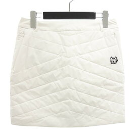 ワック/WCCA ゴルフ 中綿 キルティング スカート サイズ レディース3 ホワイト ランクA 30E24【中古】