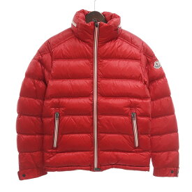 モンクレール/MONCLER GASTON GIUBBOTTO ダウン ジャケット サイズ メンズ0 レッド ランクC 12C24【中古】