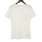 ギローバー/GUY ROVER パイル ポケット 半袖 Tシャツ サイズ メンズXS ホワイト ランクB 52D24【中古】