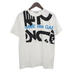 コムデギャルソン/COMME DES GARCONS OC-T003 AD2019 着て感じる TEE プリント 半袖 Tシャツ サイズ メンズL ホワイト ランクB 52D24【中古】