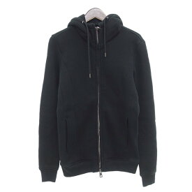 エイケイエム/AKM J006 Neck Zip Parka スウェット ネック ジップ パーカー サイズ メンズM ブラック ランクB 51E24【中古】