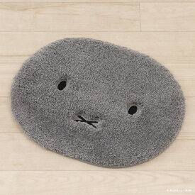 ＼ポイント10倍／ ミッフィー マット 「ふわふわフェイス」約40×50cm [ miffy ディック・ブルーナ バスマット 玄関マット アクセントマット マルチマット トイレマット インテリア キャラクター グッズ 滑り止め 大人 可愛い かわいい おしゃれ ]25SS グレー アイボリー