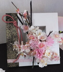 桜フレーム【春さくら】フレームデザイン・桜さくらの造花・桜壁掛け・CT触媒・結婚式祝い