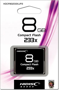 �y���Ԍ���I�G���g���[��10�{�I�i6/20�`6/26�j�zHIDISC CF�J�[�h 8GB 233x Read35MB/s HDCF8G233XJP3