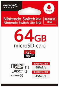 HIDISC �Q�[�~���O microSDXC�J�[�h 64GB CLASS10 UHS-I �Ή� HDMCSDX64GSW-WOA