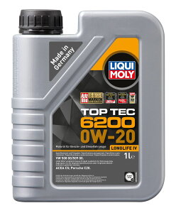 LIQUI MOLY エンジンオイル トップテック6200 0W20 1L 20787