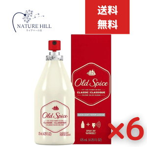 �I�[���h�X�p�C�X �N���V�b�N �R���� 125ml 6�Z�b�g 0012044039335 �����Y Old Spice �X�v���[�^�C�v �A�����J�� �A�����J���G��