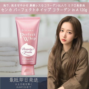 センカ パーフェクトホイップ コラーゲン in A 120g ファイントゥデイ 洗顔専科 SENKA 専科 資生堂 洗顔料 洗顔フォーム