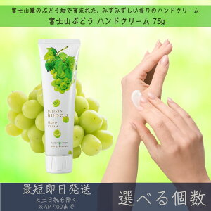 【選べる個数】【富士山ぶどう】 ハンドクリーム 75g │ デイリーアロマジャパン デイリーアロマ ギフト プレゼント 日本製 富士山 ぶどう 葡萄 保湿 乾燥対策 ハンドケア 手荒れ対策 マスカ