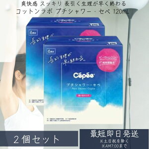 コットンラボ プチシャワー・セペ 120mL×6本入×2個セット プチシャワーセペ 使い捨てビデ 膣洗浄 ( ビデ )