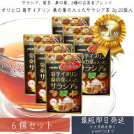 菊芋イヌリン桑の葉の入ったサラシア茶 3g×20袋 ×6個セット │ 健康茶 ノンカフェイン サラシア 菊芋 …