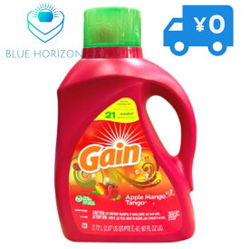 ゲイン リキッド アップルマンゴー 2720ml 2X EX 洗濯用洗剤 ケース P&G USA