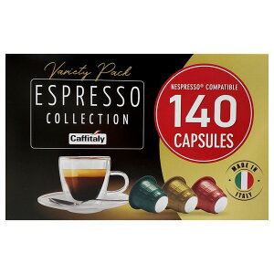 ネスプレッソ 『コーヒーカプセル 140個 』イタリア原産 レギュラーコーヒー（カプセル入り）140個 エスプレッソ コレクション 大容量 ネスプレッソ互換カプセル カフィタリー カフェイタリ