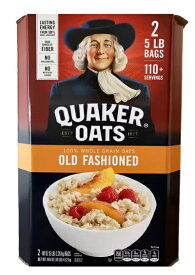 訳あり【送料無料】クエーカー オートミール シリアル 『1袋★外箱なしQUAKER OATS 2.26kg』 2.26kg オールドファッション　クェーカー 通販 グノーラ オーツ麦 朝食 クウェーカー 【送料無料一部地域対象外あり】